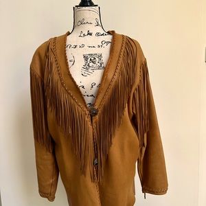 Custom made women's buckskin jacket. From the "Black Hills" of South Dakota.